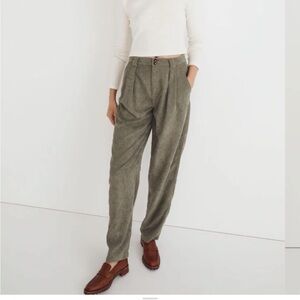 Madewell Ribbed Olive Long Sleeve Top